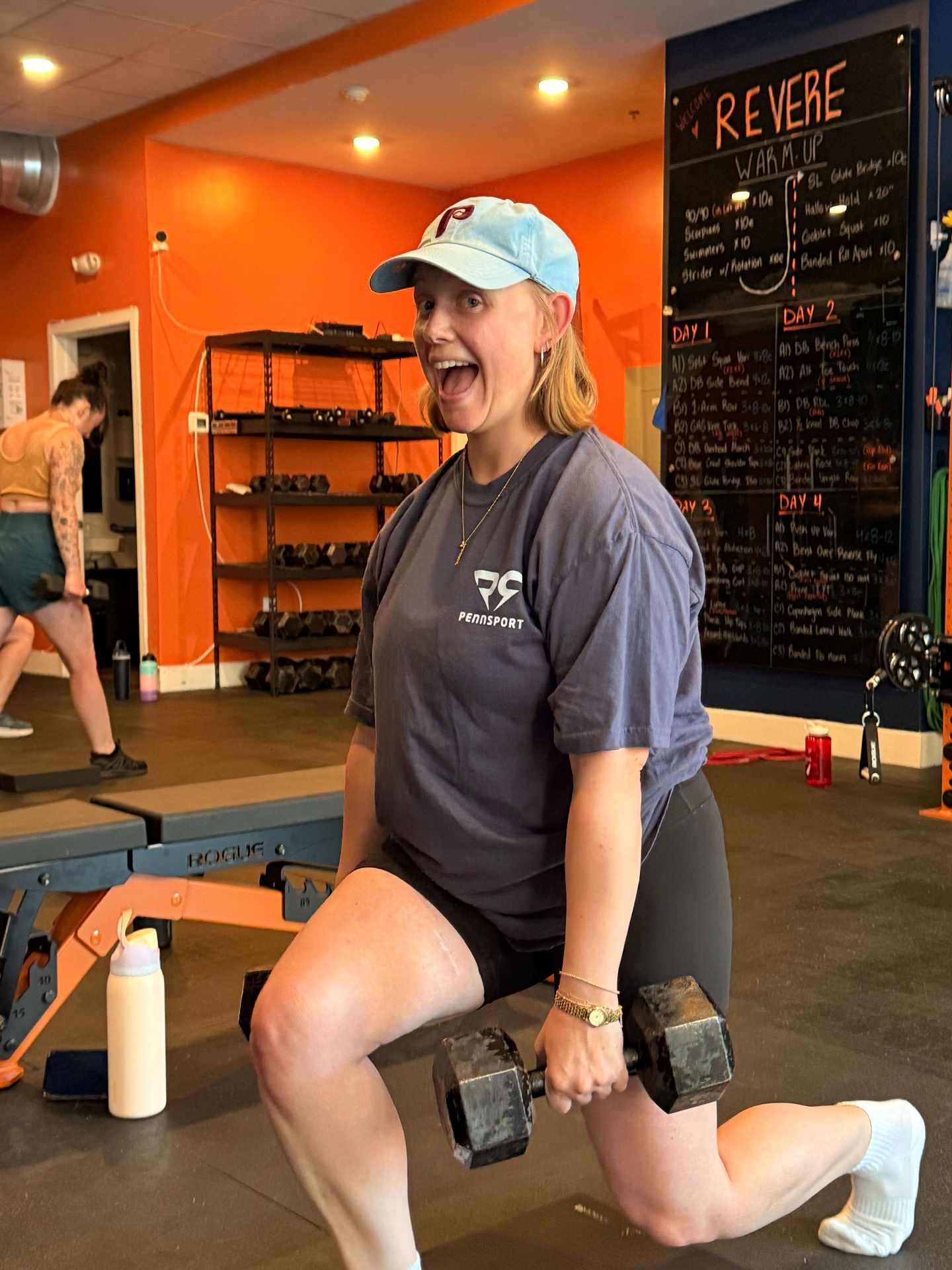 Kettlebell and training equipment at Revere